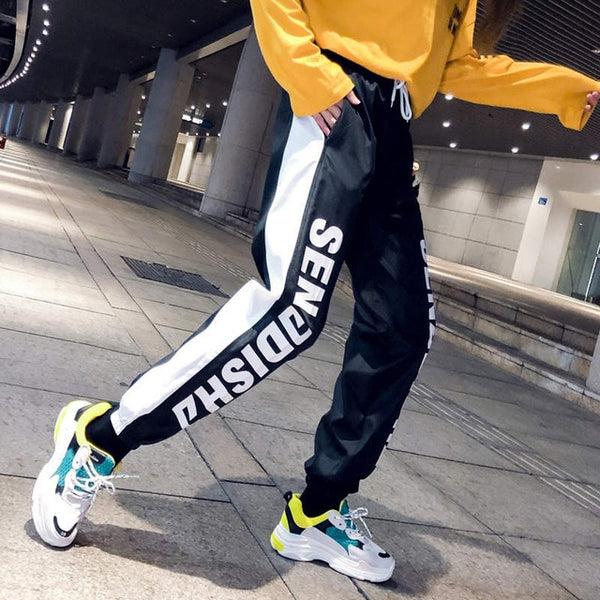 Plaid Zip-Pocket Joggers