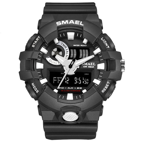 New Camouflage Military Watch SMAEL Watch Men Sports Watch LED