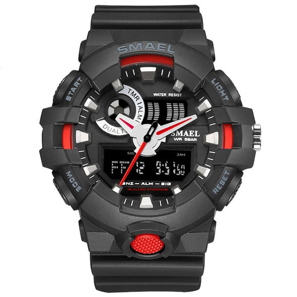 New Camouflage Military Watch SMAEL Watch Men Sports Watch LED
