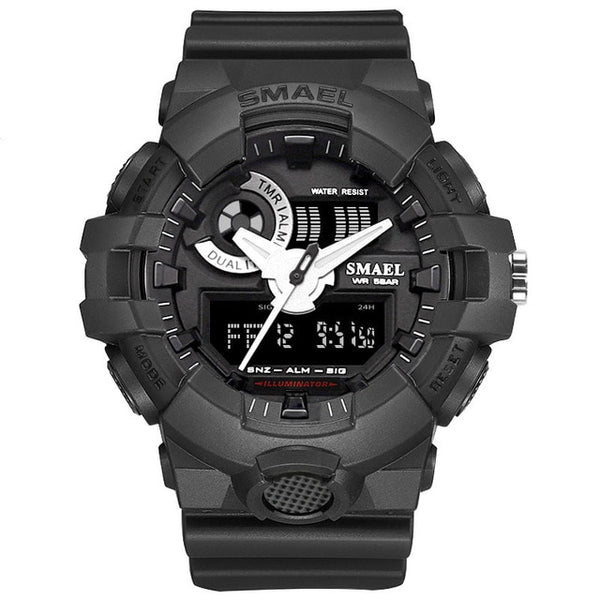 New Camouflage Military Watch SMAEL Watch Men Sports Watch LED
