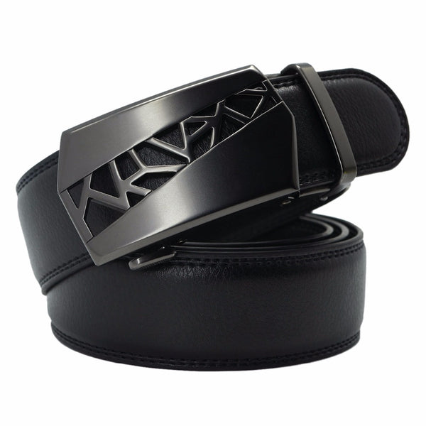 New Brand Designer Pure black belt buckle High Quality Cinturones