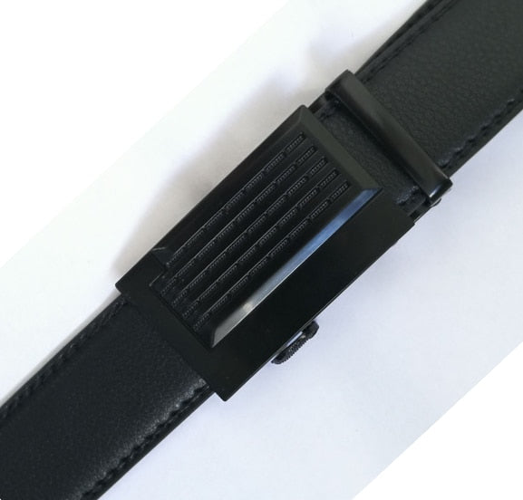 New Brand Designer Pure black belt buckle High Quality Cinturones