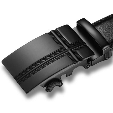 New Brand Designer Pure black belt buckle High Quality Cinturones