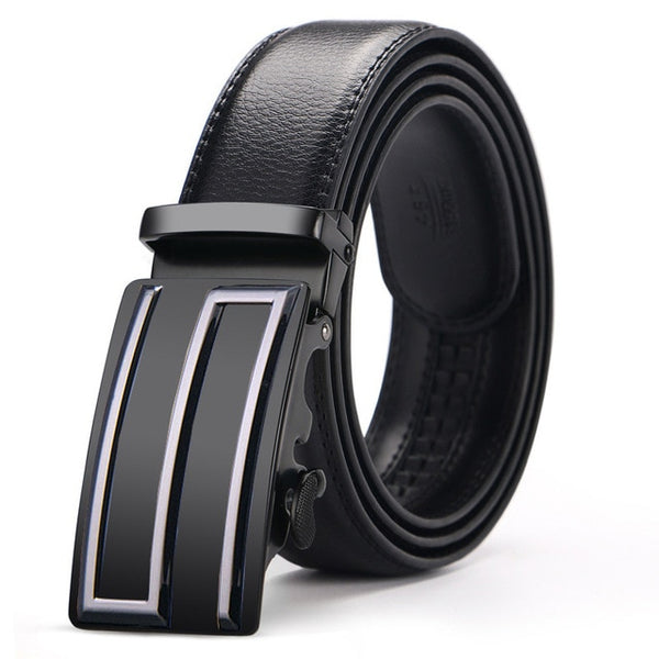 New Brand Designer Pure black belt buckle High Quality Cinturones