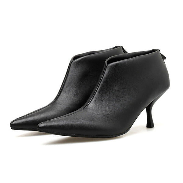 2019 Ins Autumn Early Winter Boots Women High Heels Shoes Pointed t