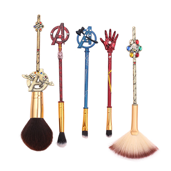 Wholesale 5sets Marvel Makeup Brushes Set Super Hero Avengers