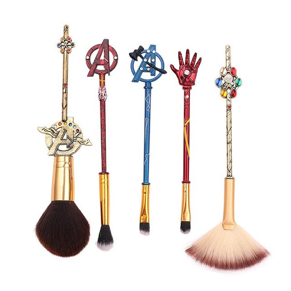 Wholesale 5sets Marvel Makeup Brushes Set Super Hero Avengers