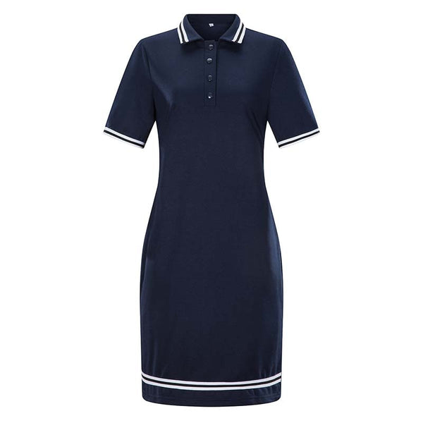 Plus Size Denim Button-Front Dress