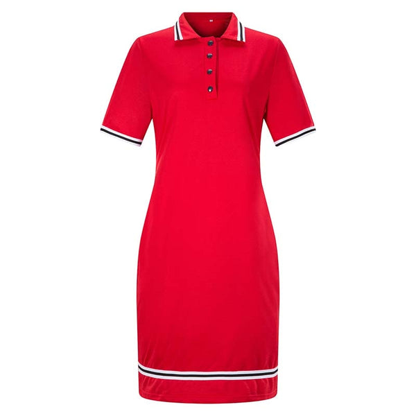 Plus Size Denim Button-Front Dress