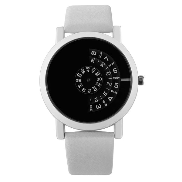Unique Women Watch Stylish Leather Strap Modern Quartz Watches