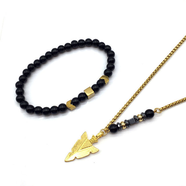NAIQUBE Luxury New High Quality 2019 Male Jewelry 2pcs/Sets