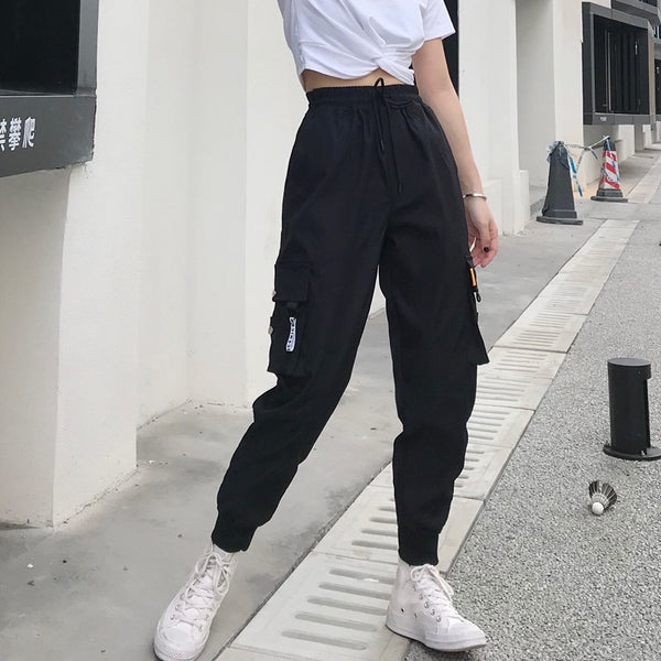 Plaid Zip-Pocket Joggers