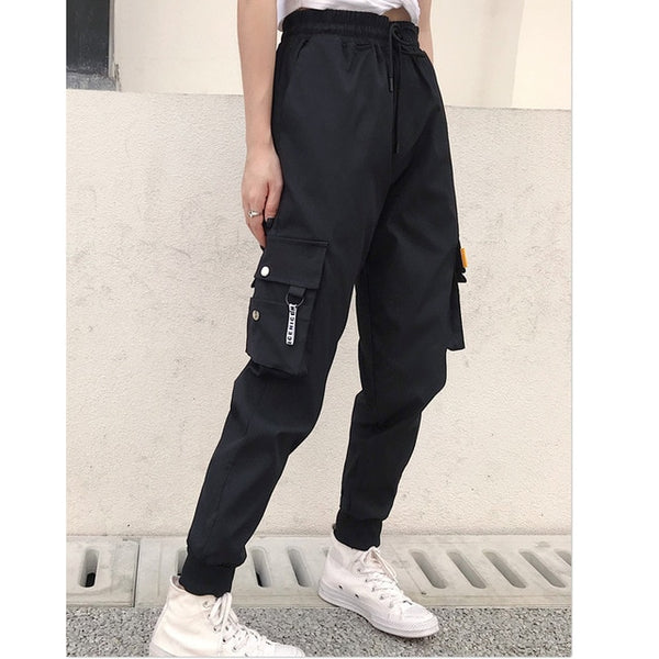 Plaid Zip-Pocket Joggers