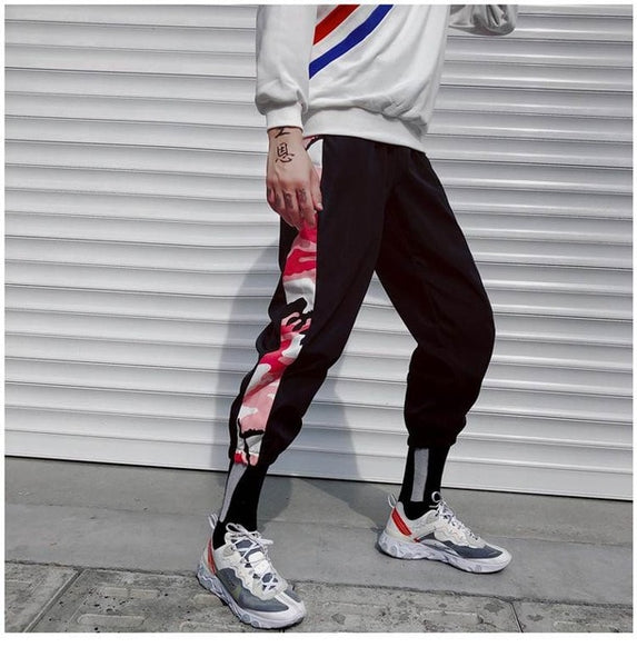 Plaid Zip-Pocket Joggers