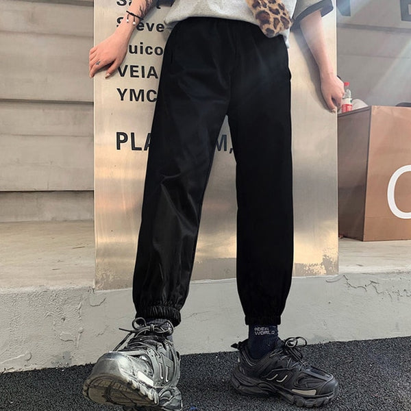 Plaid Zip-Pocket Joggers