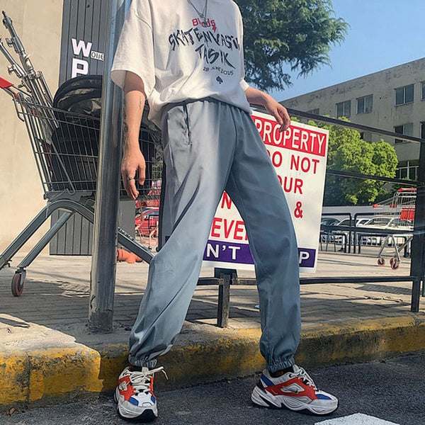 Plaid Zip-Pocket Joggers