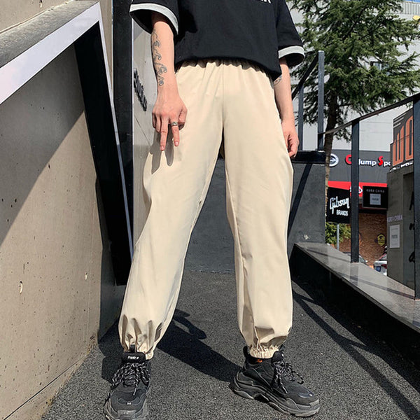 Plaid Zip-Pocket Joggers