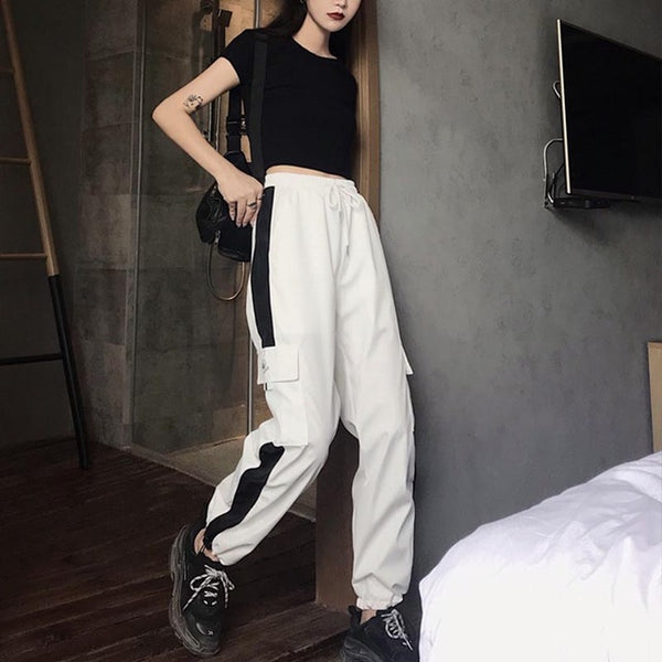 Plaid Zip-Pocket Joggers