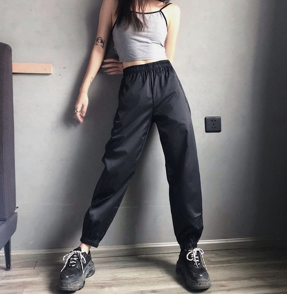 Plaid Zip-Pocket Joggers