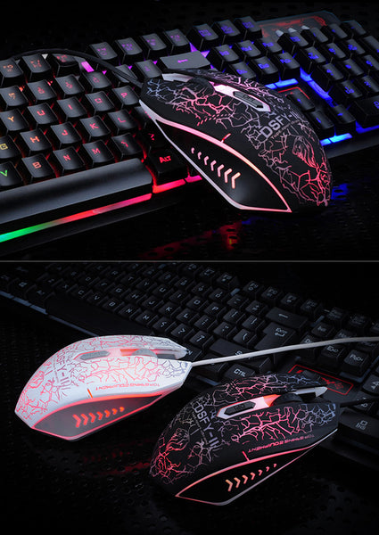 Gaming Keyboard + 2400DPI Pro Gaming Mouse Sets + Mouse Pad Gift