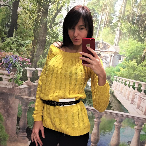 Danjeaner Fashion Casual 9 Colours Women Sweater Pullovers Retro