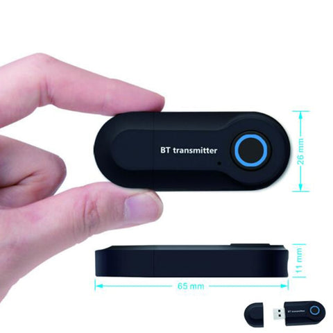 kebidu Bluetooth Transmitter 3.5MM Jack Audio Adapter Wireless Bluetooth 4.0