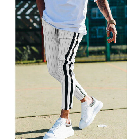 Side-Striped Joggers