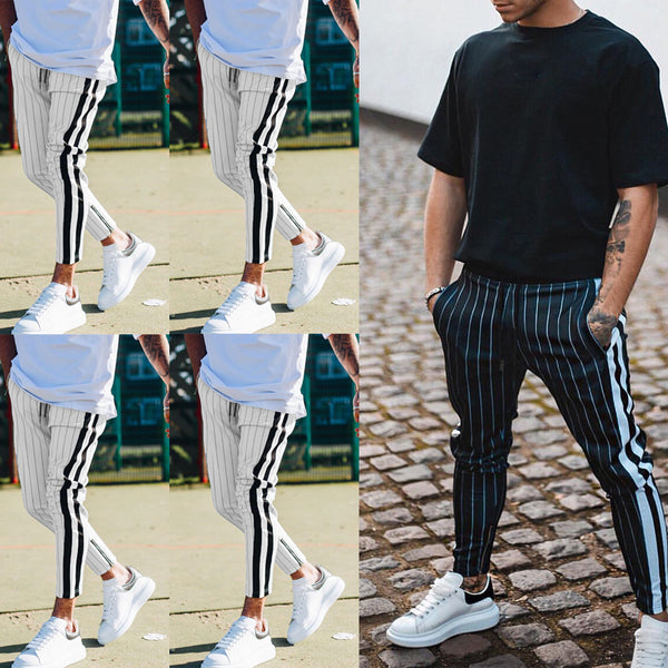 Side-Striped Joggers