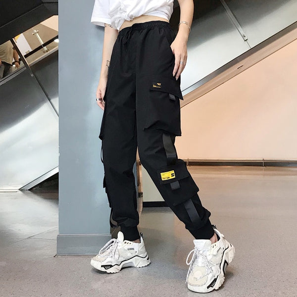 Plaid Zip-Pocket Joggers
