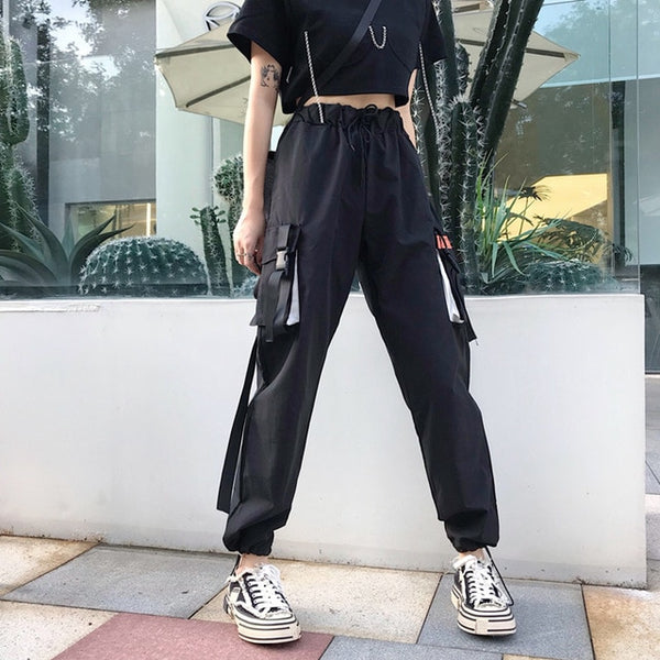 Plaid Zip-Pocket Joggers