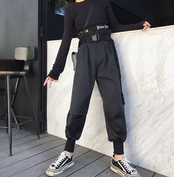 Plaid Zip-Pocket Joggers