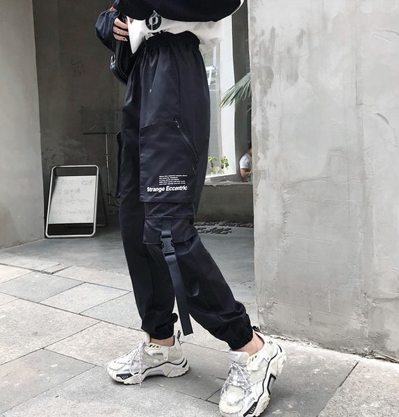 Plaid Zip-Pocket Joggers