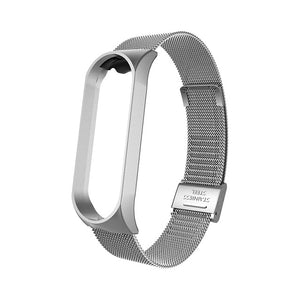Stainless Steel For Xiaomi Mi Band 2 3 4 Strap Wristband Smart Watch Strap
