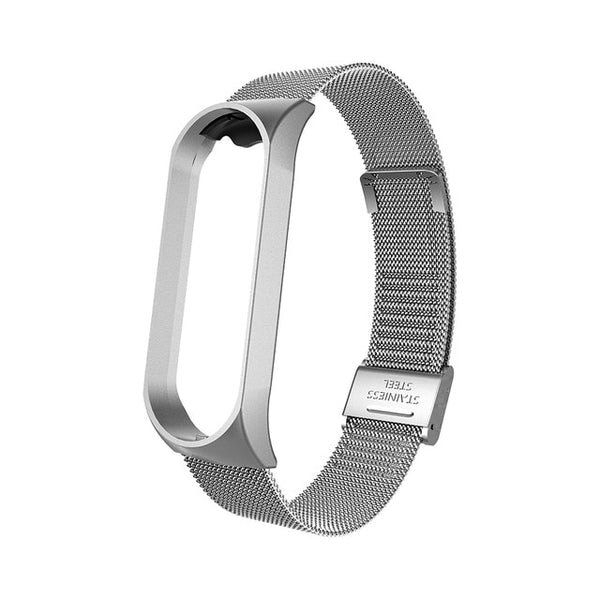Stainless Steel For Xiaomi Mi Band 2 3 4 Strap Wristband Smart Watch Strap