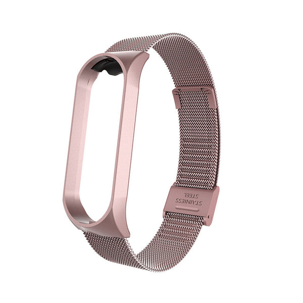 Stainless Steel For Xiaomi Mi Band 2 3 4 Strap Wristband Smart Watch Strap