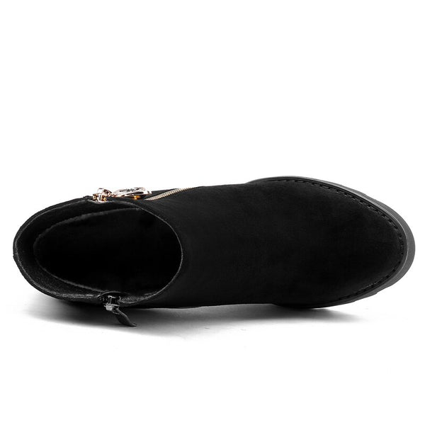 Platform Ankle Boots Women Autumn Winter Lady Shoes Fashion