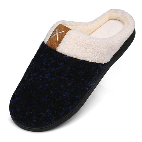 Winter Home Slippers Men House Flip Flops Women Warm Plush Slippers