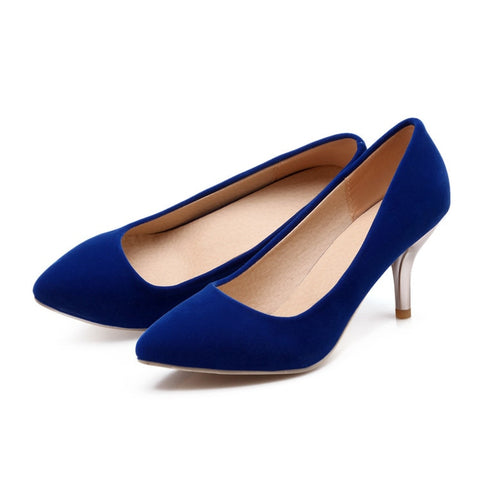 Fashion Platform Pumps Sexy High-heeled Shoes Heels Pointed Toe