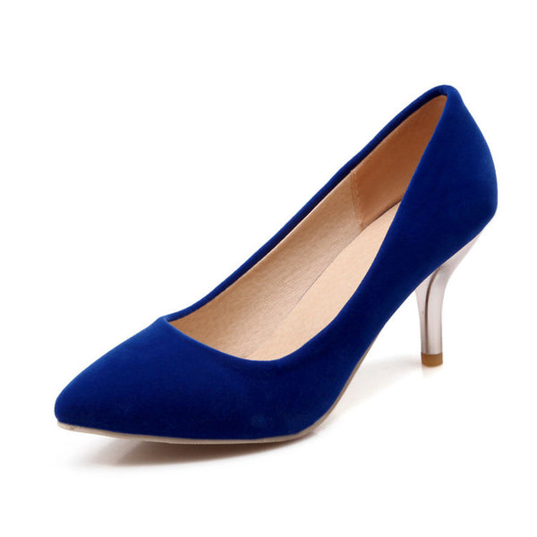 Fashion Platform Pumps Sexy High-heeled Shoes Heels Pointed Toe