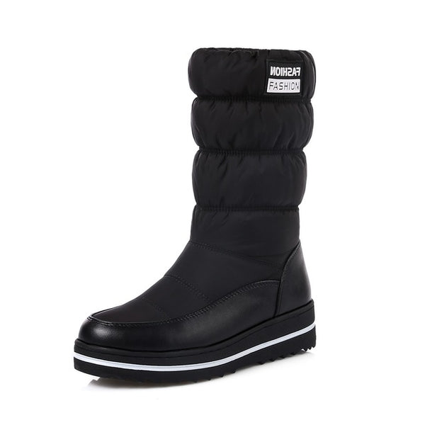 MORAZORA Plus size 35-44 new snow boots women warm cotton down