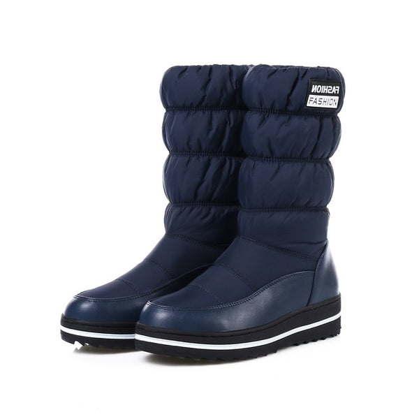 MORAZORA Plus size 35-44 new snow boots women warm cotton down