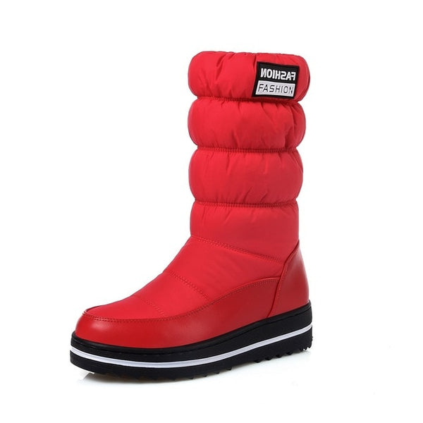 MORAZORA Plus size 35-44 new snow boots women warm cotton down
