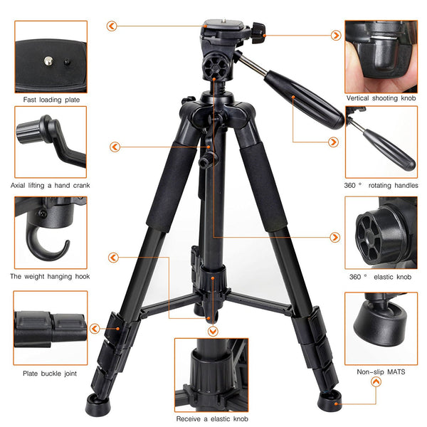 Boutique Portable Tripod Platform Set Micro Single DSLR Camera Camera Travel With High Quality Aluminum