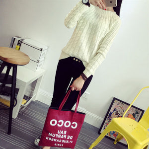Danjeaner Fashion Casual 9 Colours Women Sweater Pullovers Retro