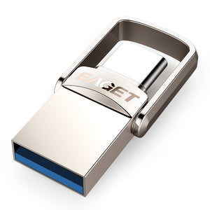 EAGET USB Flash Drive Pendrive For Micro Phone USB 3.0 Mini Pen Drives 128GB 32GB
