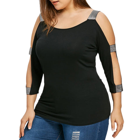Sexy Off-the-shoulder trapezoidal cut top  Women Fashion