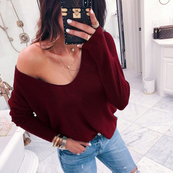 Square Neck Long Sleeve Top