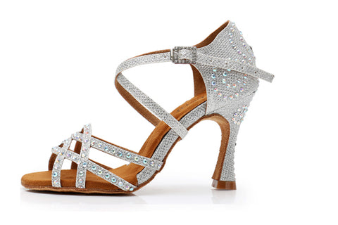 DILEECHI Latin Dance Shoes Women