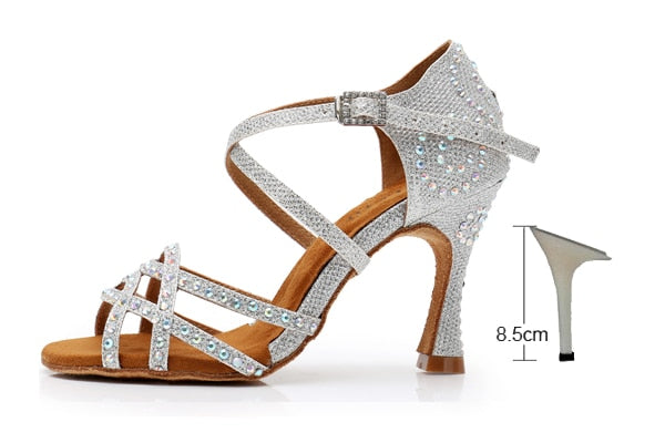 DILEECHI Latin Dance Shoes Women
