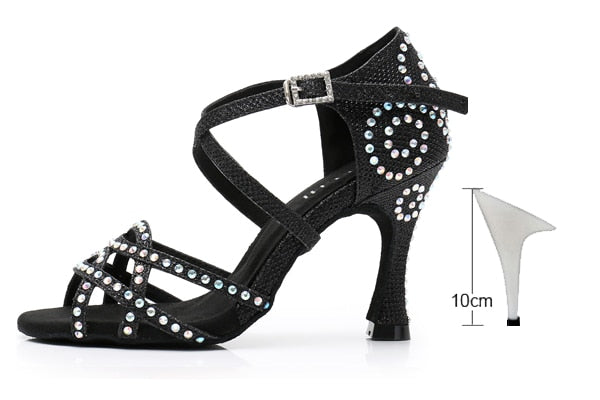 DILEECHI Latin Dance Shoes Women